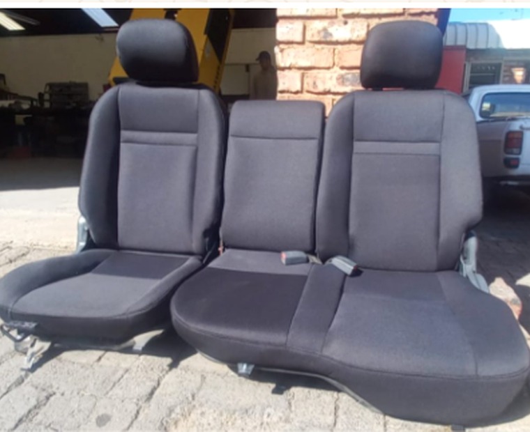 Vehicle seats after upholstery restoration